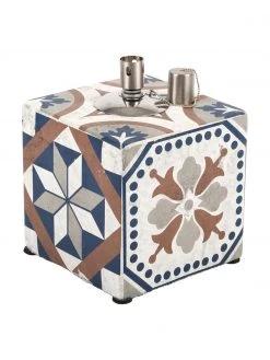 Petite lampe à huile Tiles, larg. 13 x haut. 17 cm -Jardin Soldes Boutique Petite lampe a huile Tiles 2