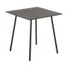 Petite table de balcon carrée Mathis, 75 x 75 cm, larg. 75 x prof. 75 cm