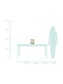 Broste Copenhagen Photophore Caits, Ø 21 cm x haut. 22 cm -Jardin Soldes Boutique Photophore Caits 2