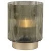 Present Time Photophore LED vert Votive, Ø 12 x haut. 16 cm -Jardin Soldes Boutique Photophore LED vert Votive
