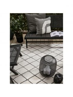 Photophore moderne noir Lito, Ø 33 x haut. 45 cm -Jardin Soldes Boutique Photophore moderne noir Lito 5