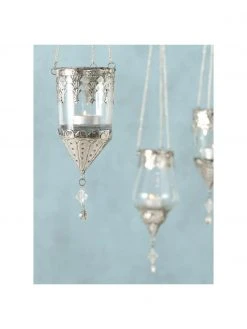 Photophore suspendue en verre Cosa, 3 élém., Ø 9 x haut. 23 cm 10 Photophore suspendue en verre Cosa, 3 élém., Ø 9 x haut. 23 cm -Jardin Soldes Boutique Photophore suspendue en verre Cosa 3 elem 2