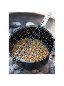 Poêle à popcorn Party, larg. 18 x haut. 9 cm -Jardin Soldes Boutique Poele a popcorn Party 5