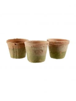 Pots de fleurs terre cuite Daria, 4 élém., larg. 37 x haut. 9 cm -Jardin Soldes Boutique Pots de fleurs terre cuite Daria 4 elem 4
