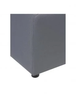 Westwing Collection Pouf de canapé d'extérieur gris foncé Simon, larg. 75 x haut. 42 cm -Jardin Soldes Boutique Pouf de canape dexterieur gris fonce Simon 5