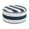 Bizzotto Pouf d'extérieur gonflable Stripes, Ø 53 x haut. 23 cm -Jardin Soldes Boutique Pouf dexterieur gonflable Stripes