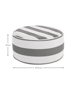 Bizzotto Pouf d'extérieur gonflable Stripes, Ø 53 x haut. 23 cm -Jardin Soldes Boutique Pouf dexterieur gonflable Stripes 7