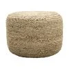 Westwing Collection Pouf en jute fait à la main Bono, Ø 50 x haut. 36 cm -Jardin Soldes Boutique Pouf en jute fait a la main Bono