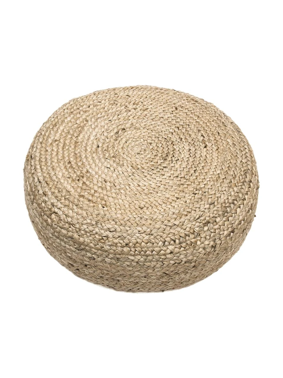 Westwing Collection Pouf en jute fait à la main Bono, Ø 58 cm, haut. 21 cm 7 Westwing Collection Pouf en jute fait à la main Bono, Ø 58 cm, haut. 21 cm – Image 5