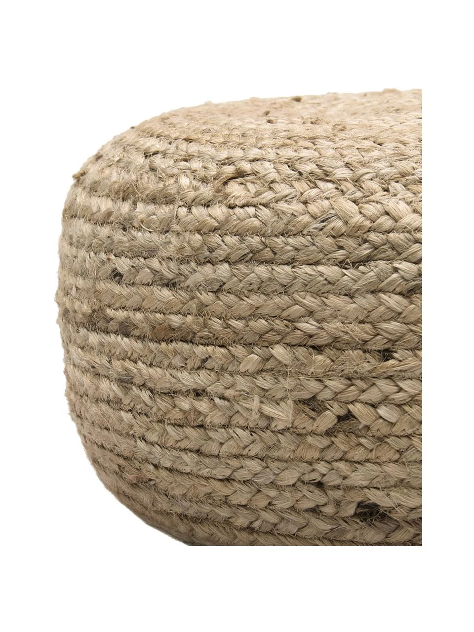 Westwing Collection Pouf en jute fait à la main Bono, Ø 58 cm, haut. 21 cm 8 Westwing Collection Pouf en jute fait à la main Bono, Ø 58 cm, haut. 21 cm – Image 6
