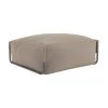 Pouf gonflable beige Square, larg. 101 x prof. 101 cm -Jardin Soldes Boutique Pouf gonflable beige Square