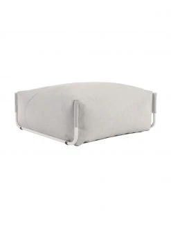 Pouf gonflable gris Square, larg. 101 x prof. 101 cm