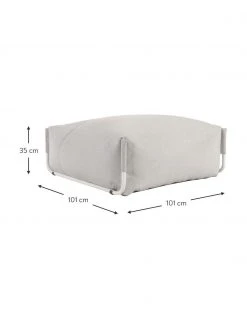 Pouf gonflable gris Square, larg. 101 x prof. 101 cm 11 Pouf gonflable gris Square, larg. 101 x prof. 101 cm -Jardin Soldes Boutique Pouf gonflable gris Square 3