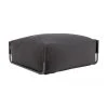 Pouf gonflable noir Square, larg. 101 x prof. 101 cm 1 Pouf gonflable noir Square, larg. 101 x prof. 101 cm -Jardin Soldes Boutique Pouf gonflable noir Square