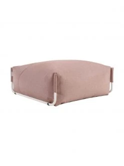 Pouf gonflable rose Square, larg. 101 x prof. 101 cm