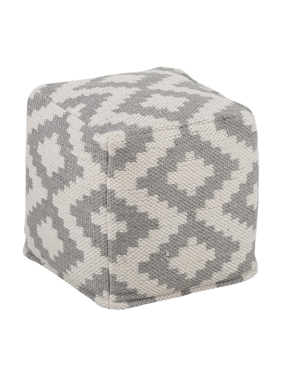 Westwing Collection Pouf motif ethnique tissé main Napua, larg. 40 x haut. 40 cm 3 Westwing Collection Pouf motif ethnique tissé main Napua, larg. 40 x haut. 40 cm