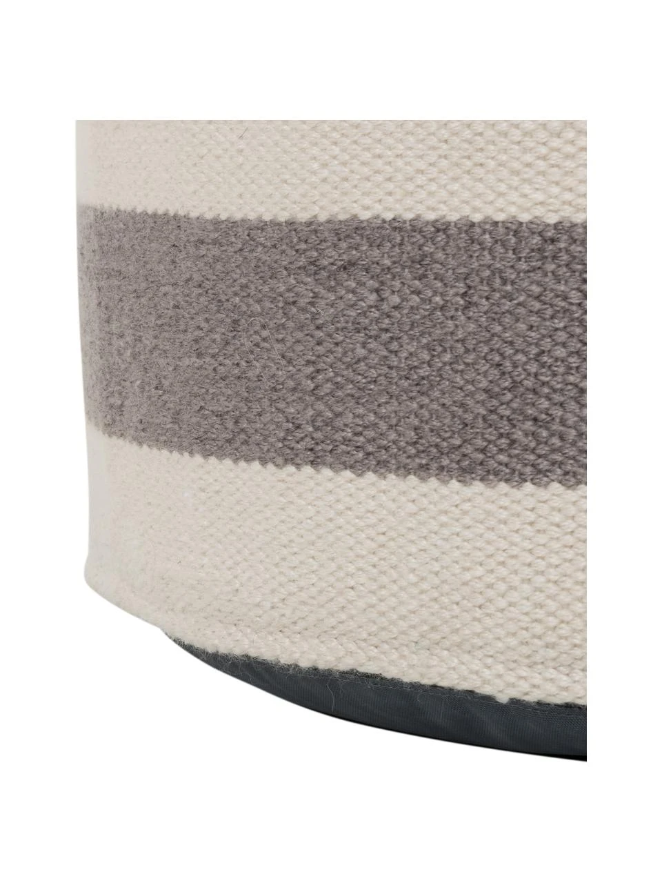 Westwing Collection Pouf rond gris tissé main Lani, ∅ 65 x haut. 30 cm 7 Westwing Collection Pouf rond gris tissé main Lani, ∅ 65 x haut. 30 cm – Image 5
