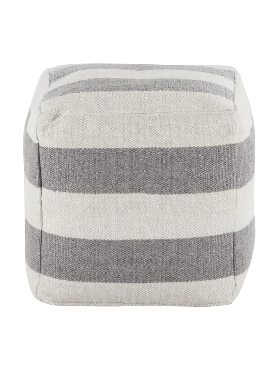 Westwing Collection Pouf rond gris tissé main Lani, larg. 40 x haut. 40 cm 6 Westwing Collection Pouf rond gris tissé main Lani, larg. 40 x haut. 40 cm – Image 4