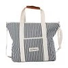 Sac isotherme bleu marine / blanc crème Strand, larg. 41 x haut. 51 cm -Jardin Soldes Boutique Sac isotherme bleu marine blanc creme Strand
