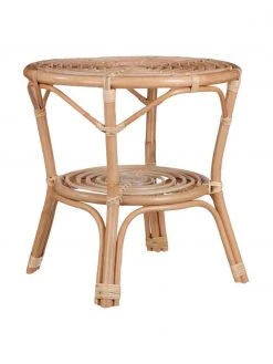 Salon de jardin en rotin brun clair Zambia, 3 élém., Lot de différentes tailles -Jardin Soldes Boutique Salon de jardin en rotin brun clair Zambia 3 elem 2