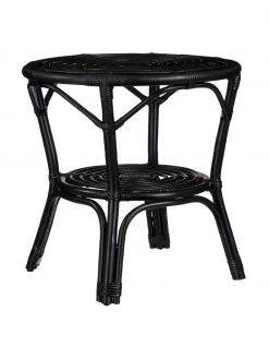 Salon de jardin en rotin noir Zambia, 3 élém., Lot de différentes tailles -Jardin Soldes Boutique Salon de jardin en rotin noir Zambia 3 elem 2