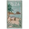 Serviette de plage Ibiza, larg. 90 x long. 170 cm -Jardin Soldes Boutique Serviette de plage Ibiza