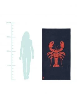 Serviette de plage Lobster, larg. 100 x long. 180 cm -Jardin Soldes Boutique Serviette de plage Lobster 2