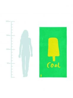 Serviette de plage design Popsicle, 100 x 180 cm -Jardin Soldes Boutique Serviette de plage design Popsicle 2