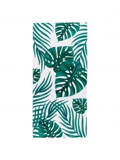 Westwing Collection Serviette de plage imprimé tropical Jungle, larg. 70 x long. 150 cm