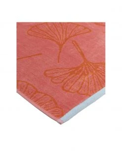 Serviette de plage pur coton rose orange Burnt Sky, larg. 100 x long. 180 cmDisponibilité limitée -Jardin Soldes Boutique Serviette de plage pur coton rose orange Burnt Sky 3