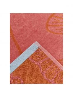 Serviette de plage pur coton rose orange Burnt Sky, larg. 100 x long. 180 cmDisponibilité limitée -Jardin Soldes Boutique Serviette de plage pur coton rose orange Burnt Sky 4
