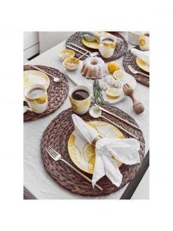 Erika Vaitkute Serviettes de table pur lin Ruta, 6 pièces, larg. 43 x long. 43 cm -Jardin Soldes Boutique Serviettes de table pur lin Ruta 6 pieces 4