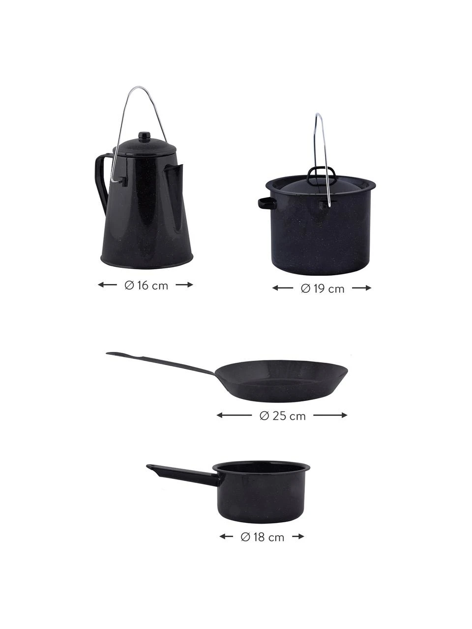 Set de cuisine de jardin Kami, 4 élém., Lot de différentes tailles 5 Set de cuisine de jardin Kami, 4 élém., Lot de différentes tailles – Image 3