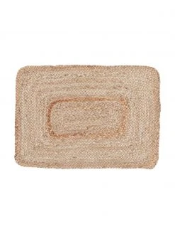 Calma House Sets de table en jute Ural, 2 pièces, larg. 35 x long. 50 cm