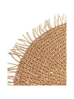 Cote Table Sets de table ronds en fibres Tressine, 6 pièces, Ø 38 cm -Jardin Soldes Boutique Sets de table ronds en fibres Tressine 6 pieces 3