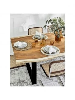 Cote Table Sets de table ronds en fibres Tressine, 6 pièces, Ø 38 cm -Jardin Soldes Boutique Sets de table ronds en fibres Tressine 6 pieces 4