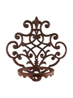 Support cache-pot mural Marina, larg. 30 x haut. 32 cm