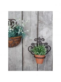 Support cache-pot mural Marina, larg. 30 x haut. 32 cm -Jardin Soldes Boutique Support cache pot mural Marina 4