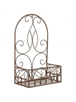 Bizzotto Support cache-pot mural Melanie, larg. 32 x haut. 51 cm