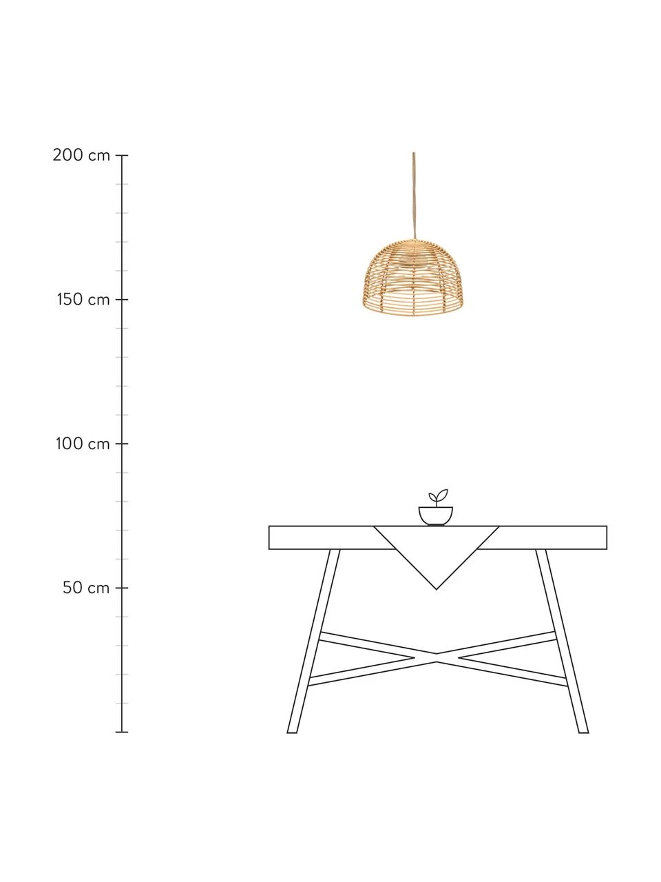 Suspension LED artisanale à intensité variable Bossa, Ø 35 x haut. 22 cm 4 Suspension LED artisanale à intensité variable Bossa, Ø 35 x haut. 22 cm – Image 2