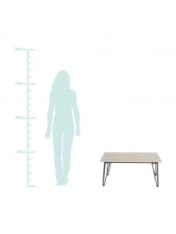 Bloomingville Table basse de jardin Mundo, larg. 90 x prof. 60 cm -Jardin Soldes Boutique Table basse de jardin Mundo 2