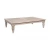 Bizzotto Table basse en teck Bali, larg. 120 x haut. 30 cm -Jardin Soldes Boutique Table basse en teck Bali