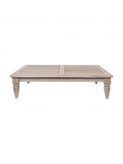Bizzotto Table basse en teck Bali, larg. 120 x haut. 30 cm -Jardin Soldes Boutique Table basse en teck Bali 3