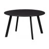 Table basse noire de jardin Fer, Ø 70 x haut. 40 cm