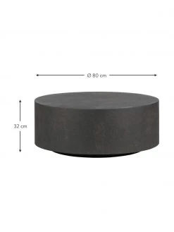 Table basse ronde de jardin béton Dean, Ø 80 x haut. 32 cm -Jardin Soldes Boutique Table basse ronde de jardin beton Dean 2