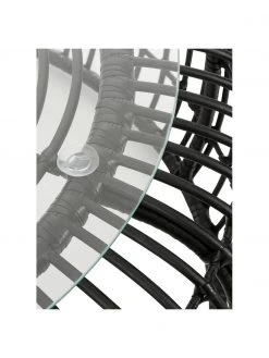 Westwing Collection Table basse ronde noire plateau en verre Costa, Ø 85 x haut. 42 cm 12 Westwing Collection Table basse ronde noire plateau en verre Costa, Ø 85 x haut. 42 cm -Jardin Soldes Boutique Table basse ronde noire plateau en verre Costa 4