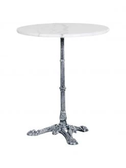 Brafab Table bistrot ronde en marbre Loire, Ø 60 cm, Ø 60 x haut. 72 cm
