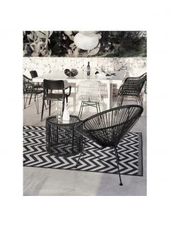 Westwing Collection Table d'appoint avec noire plateau en verre Bahia, Ø 50 x haut. 45 cm 10 Westwing Collection Table d'appoint avec noire plateau en verre Bahia, Ø 50 x haut. 45 cm -Jardin Soldes Boutique Table dappoint avec noire plateau en verre Bahia 2