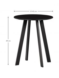 Table d'appoint de jardin Fer, Ø 40 x haut. 49 cm -Jardin Soldes Boutique Table dappoint de jardin Fer 2
