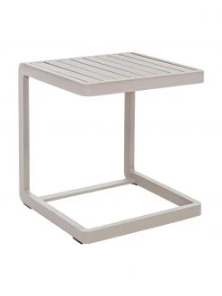Bizzotto Table d'appoint de jardin Konnor, larg. 45 x haut. 45 cm